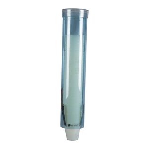 San Jamar 16 Artic Blue Medium Water Cup Dispenser - 1