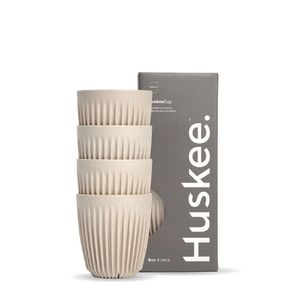 BioPak 8oz HuskeeOriginal 4-Pack Natural (X12) (Pack of 48) - HC08N48-E-UK - 1