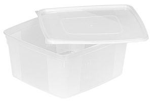 Modulus Modulus Flexible Set Of 6 Polypropylene Containers Gn 1/6 176x162x85 Mm With Lids - 11020-02 - 1