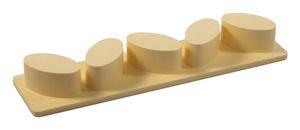 Multimoule Polystyrene Turn Out Block 5 Ovals 8.3x4.7cm - 12703-02 - 1