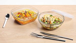 Fresh Box Square Food Container 14x14cm, 61 Cl With Clear Lid - 991825 - 2