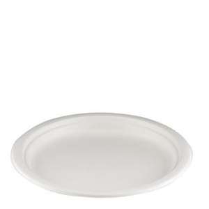 Bagasse 9" plate - Case 500 - PE013S - 1