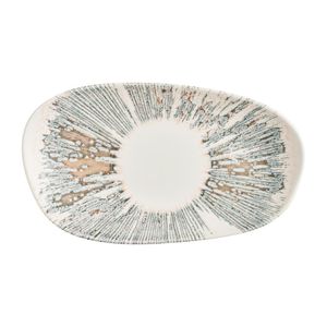 Churchill Lyra Organic Oblong Plates Pink Opal 260x150mm (12 Pack) - JM064 - 1