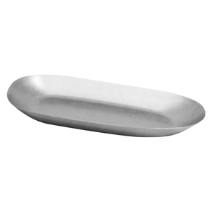 Vintage Steel Rectangular Cone-Shaped Plate 31.5Cm X 15Cm X 3.3Cm - YG169 - 1
