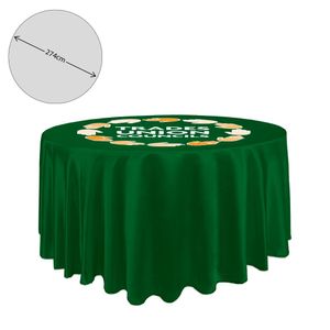 Custom Branded Premium Fabric Tablecloth - Round - 275cm (4ft Table - Full Drop) - C1204 - 1