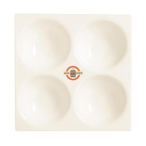 Custom Branded Appetiser Square Four Bowl (14.8cm) - C5972 - 1