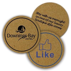 Custom Branded Cork Coaster (Round) - C2329 - 1
