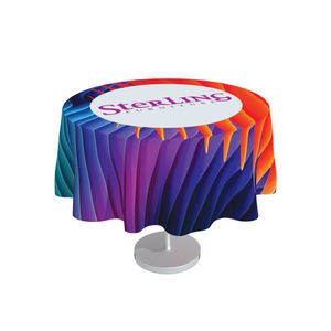 Custom Branded Full Coverage Tablecloth (300cm Round) - C5039 - 1
