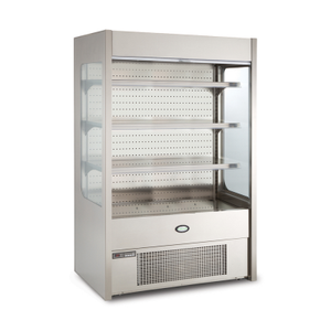 Foster FMSLIM1200NG/18-153 Slimline Multideck with Nightblind and Glass End Panels, 1200mm - 18-153 - 1