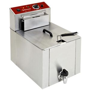 Diamond F12TR/SP Single Basket Countertop Electric Fryer, 7.5kW - F12TR-SP - 1