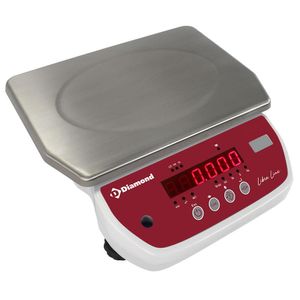 Diamond BAL/15-2 Stainless Steel Electronic Scale - BAL-15-2 - 1