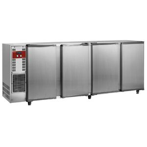Diamond TAVX/4-R2 Hinged Solid Quad Door Stainless Steel Bottle Cooler, 783 Litres - TAVX-4-R2 - 1