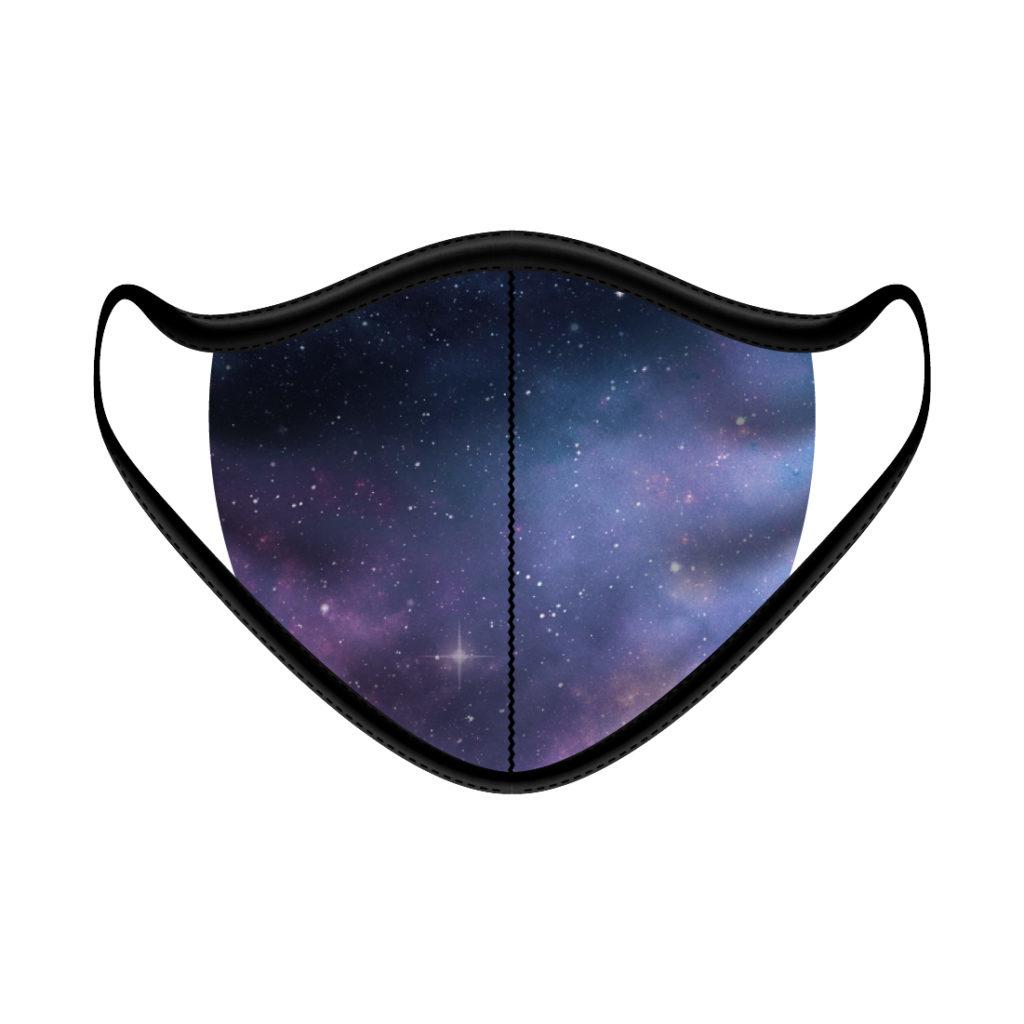 Cloth Face Mask Galactic Stars - Pack of 5 -MASKSPACE - 1