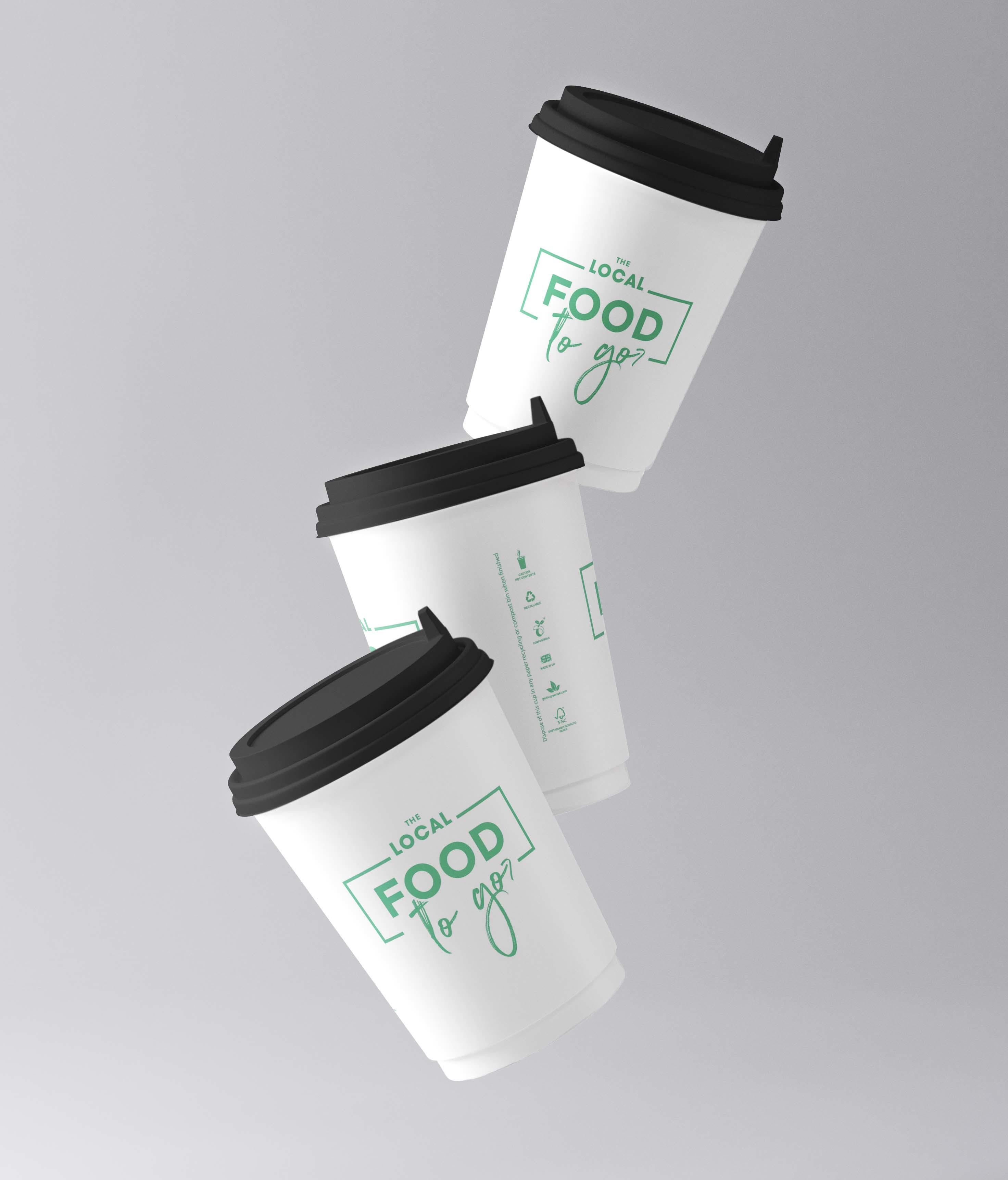 4,000 x 8oz DW Cups -The Local Coffee Project - 1