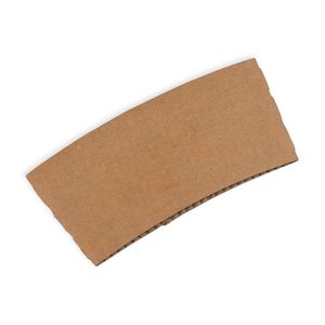 Large Kraft Coffee Cup Sleeves To Fit 12/16oz Coffee Cups (Case of 1,000) - 1211 - 1