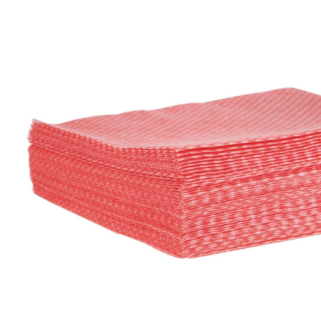 Jantex Solonet Cloths Red (Pack of 50) - CD809  - 3