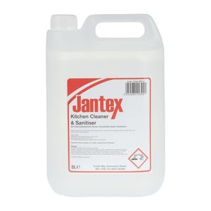 Jantex Kitchen Cleaner and Sanitiser Concentrate 5Ltr (Twin Pack) - CW703  - 1