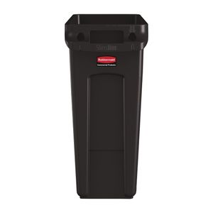 Rubbermaid Slim Jim Container With Venting Channels Brown 60Ltr - DY113  - 2