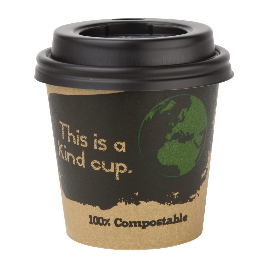 Fiesta Compostable Espresso Cup Lids 113ml / 4oz (Pack of 1000) - DY983  - 2