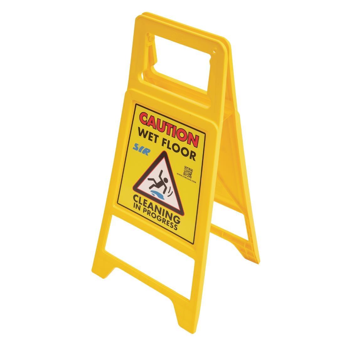 SYR Safe Guard Non-Tip Wet Floor Safety Sign - CY562  - 1