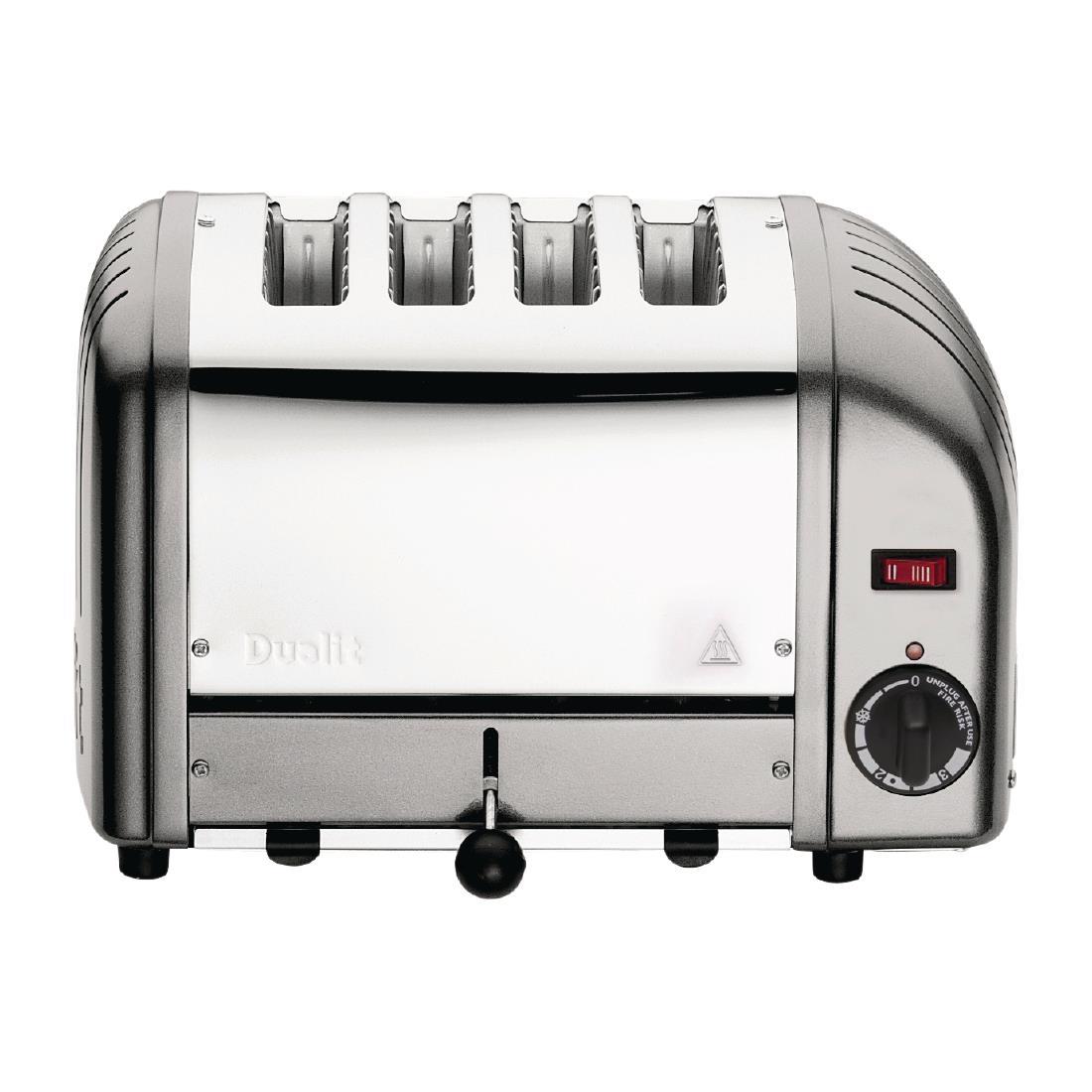 Dualit 4 Slice Vario Toaster Metallic Silver 40349