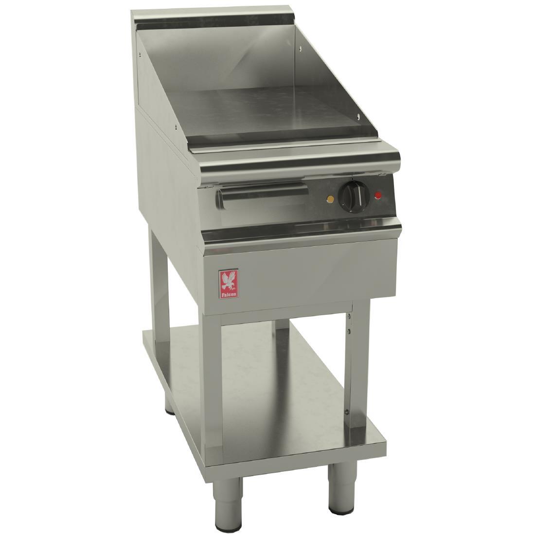 Falcon Dominator Plus 400mm Wide Smooth Griddle on Fixed Stand E3441 - GP099  - 1