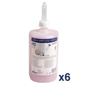 Tork Perfumed Luxury Soft Liquid Hand Soap 1Ltr (6 Pack) - FA715  - 1