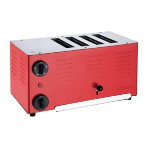 Rowlett Regent 4 Slot Toaster Red - DA223  - 1