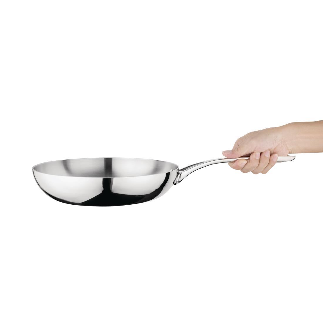 Vogue Tri Wall Induction Frying Pan 240mm - Y320  - 4