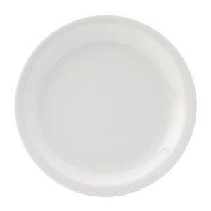 Utopia Titan Narrow Rimmed Plates White 220mm (Pack of 24) - DY317  - 1