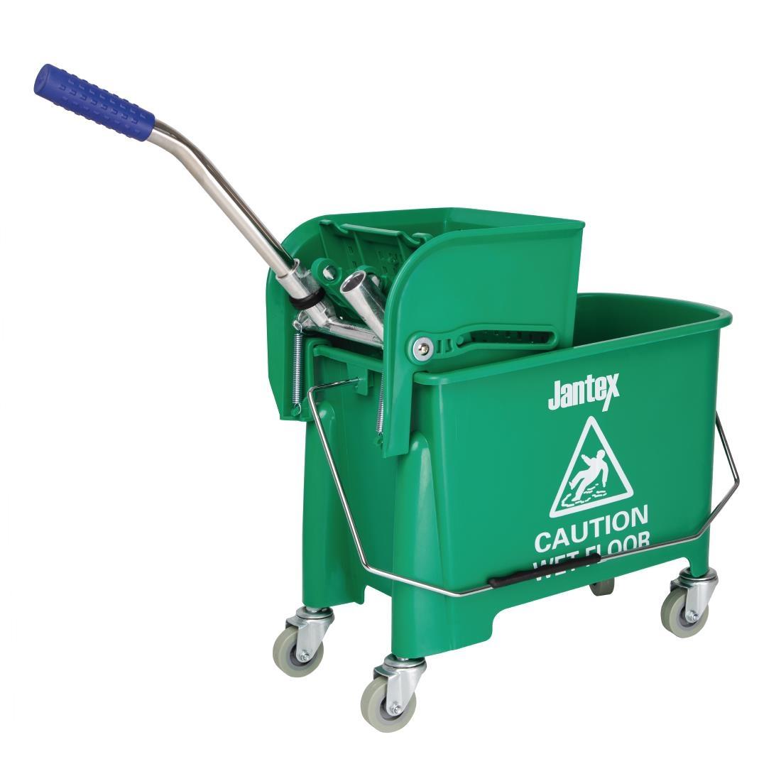 Jantex Kentucky Mop Bucket and Wringer 20Ltr Green - GK689  - 5