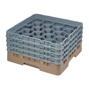 Cambro Camrack Beige 20 Compartments Max Glass Height 215mm - FD068  - 1