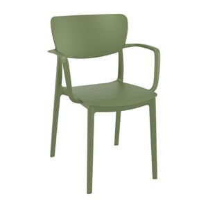 Lisa Arm Chair Olive Green - FS559  - 1
