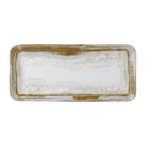 Dudson Sandstone Organic Coupe Rect Platter 349 x 158mm (Pack of 6) - FR103  - 1