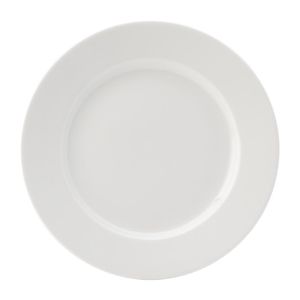 Utopia Titan Winged Plates White 260mm (Pack of 6) - DY344  - 1