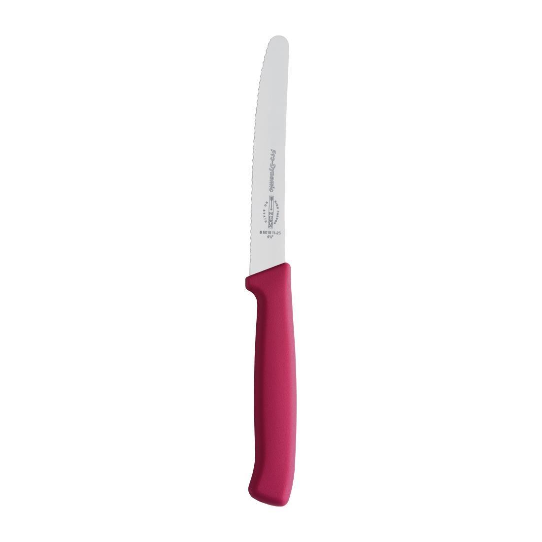 Dick Pro Dynamic Serrated Utility Knife Pink 11cm - CR157  - 2