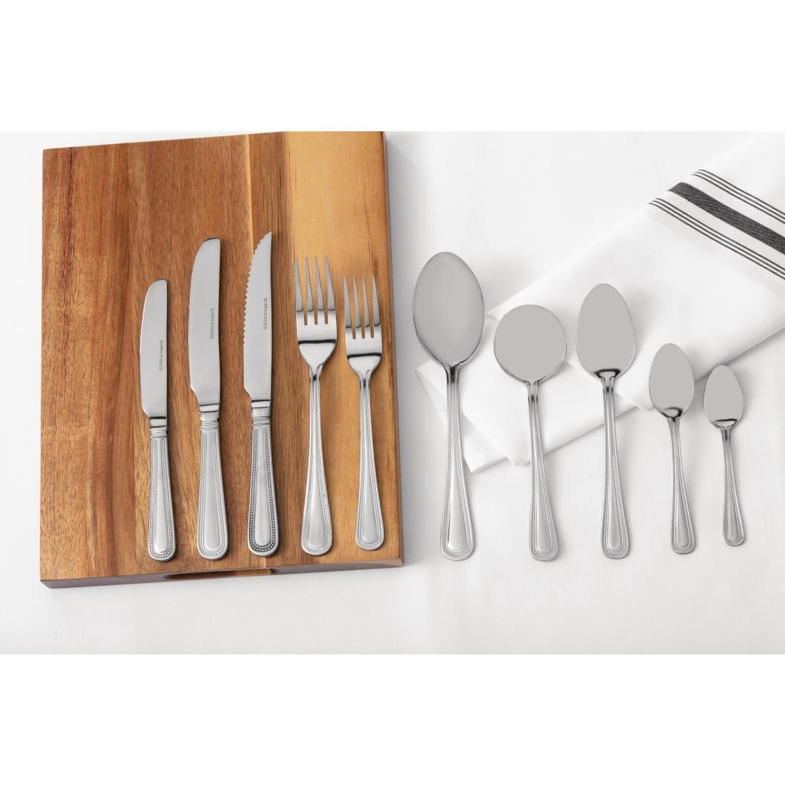 Olympia Bead Table Fork (Pack of 12) - C126  - 3
