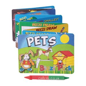 Crafti's Kids Activity Pack Assorted Animals (Pack of 400) - CN878  - 1
