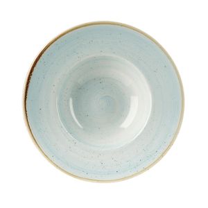 Churchill Stonecast Round Wide Rim Bowl Duck Egg Blue 240mm (Pack of 12) - DF801  - 1