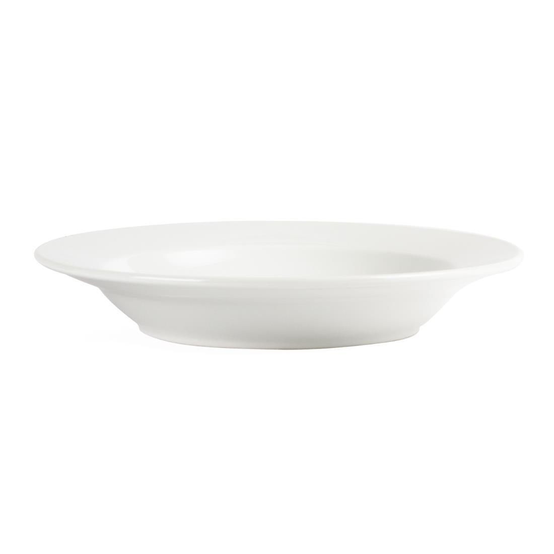 Olympia Whiteware Deep Plates 270mm 430ml (Pack of 6) - C363  - 3