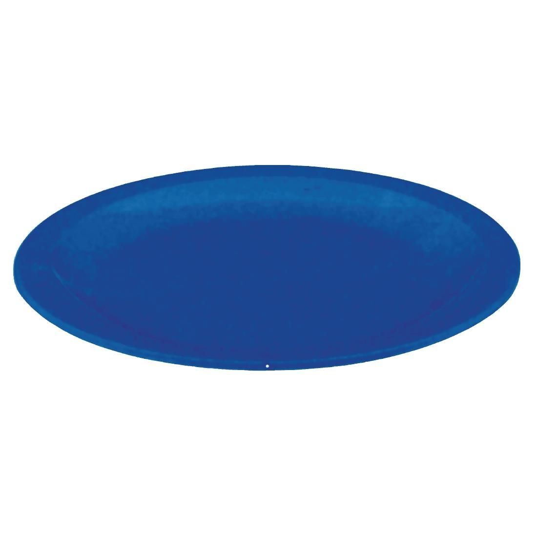 Olympia Kristallon Polycarbonate Plates Blue 230mm (Pack of 12) - CB769  - 1