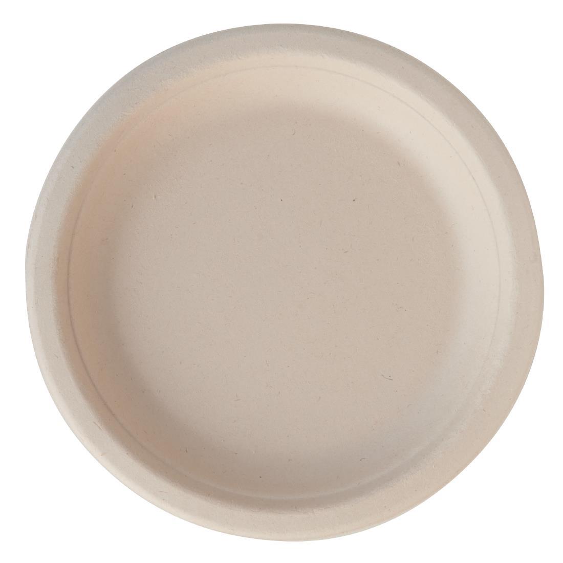 eGreen Eco-Fibre Compostable Wheat Round Plates 180mm (Pack of 1000) - FN201  - 1