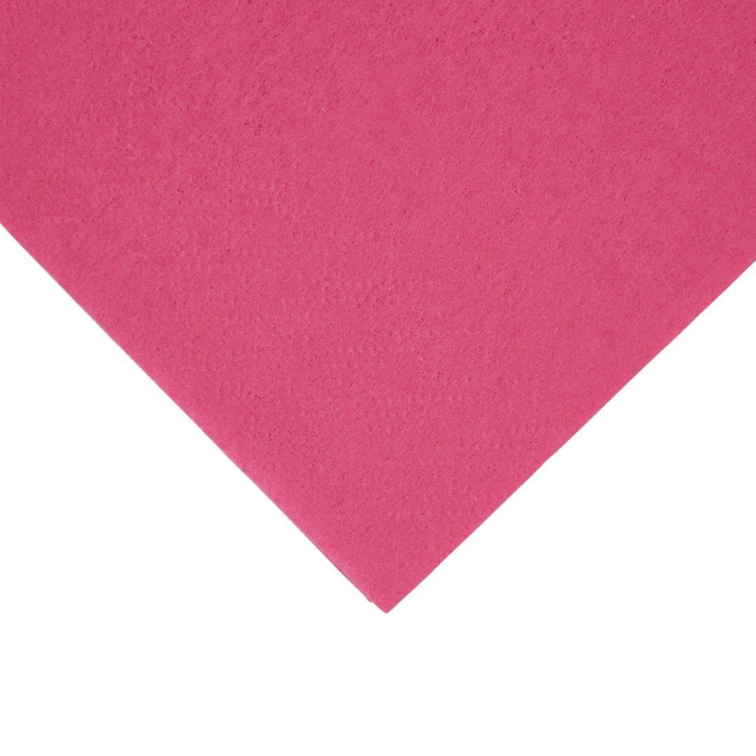 Fiesta Recyclable Lunch Napkin Pink 33x33cm 2ply 1/8 Fold (Pack of 2000) - FE230  - 2