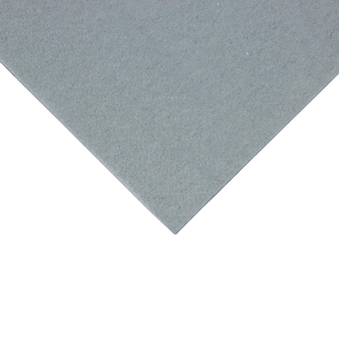 Fiesta Recyclable Dinner Napkin Grey 40x40cm 2ply 1/8 Fold (Pack of 2000) - FE247  - 2