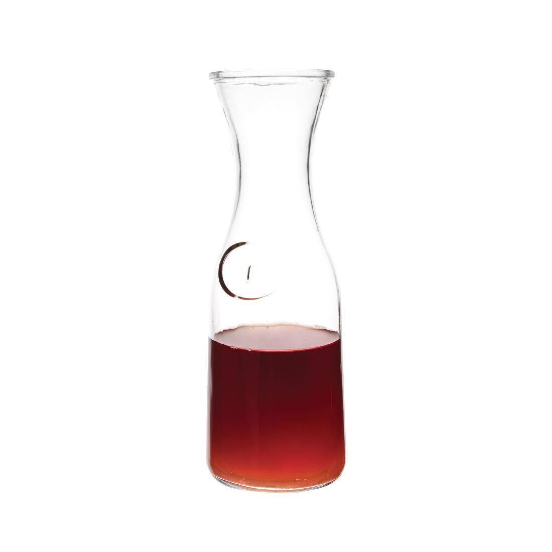 Olympia Glass Carafe 1Ltr (Pack of 6) - GG928  - 3