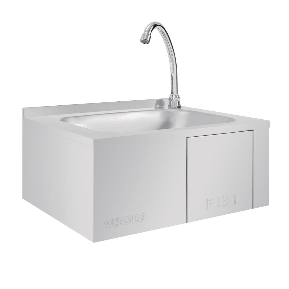 Vogue Stainless Steel Knee Operated Sink - GL280  - 4