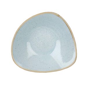Churchill Stonecast Triangle Bowl Duck Egg Blue 200mm (Pack of 12) - DK508  - 1