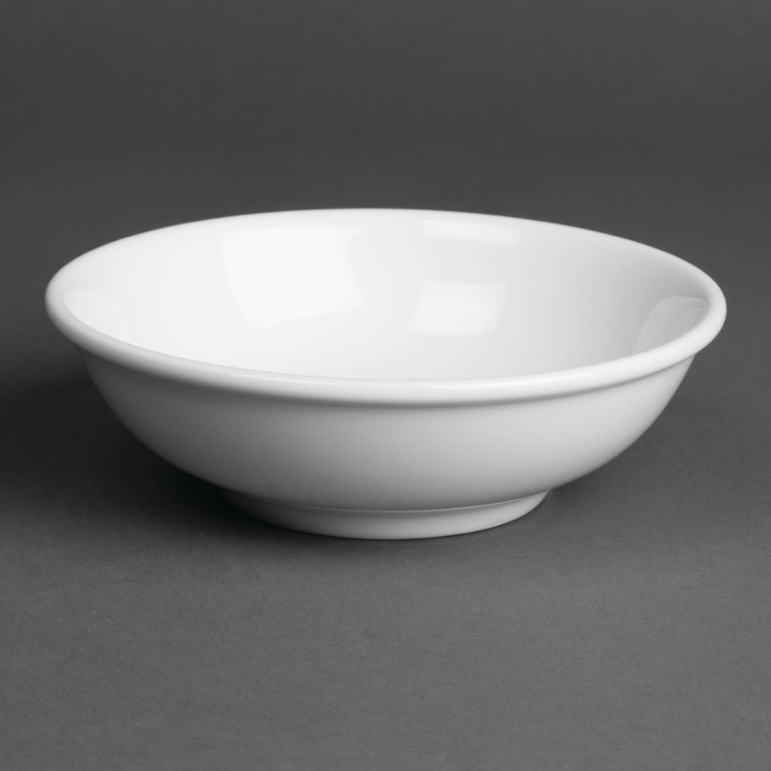 Royal Porcelain Classic White Cereal Bowls 140mm (Pack of 12) - CG055  - 1