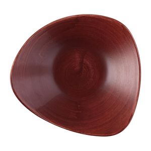 Churchill Stonecast Patina Lotus Bowl Red Rust 235mm (Pack of 12) - FS886  - 1