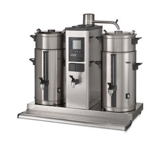 Bravilor B10 HW5 Bulk Coffee Brewer with 2x10Ltr Coffee Urns and Hot Water Tap 3 Phase - DC690-3P50  - 1